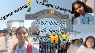 First day of board exams! *Gone wrong| i caught cheating 😭| MyMissPandey