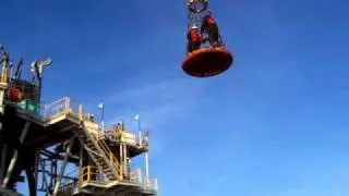 Riding man basket offshore