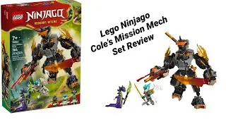 Обзор Lego Ninjago Cole&rsquo;s Mission Mech