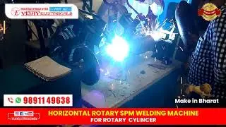 HORIZONTAL ROTARY SPM WELDING MACHINE FOR ROTARY CYLINDER