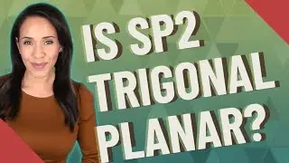 Is sp2 trigonal planar?
