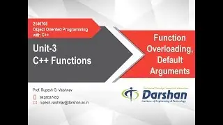 3.04 - Function overloading, Default arguments