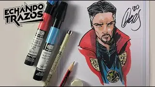 Cómo dibujar al Doctor Strange para principiantes