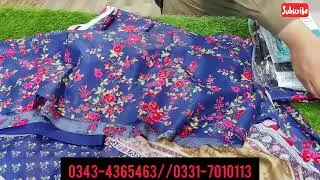 Sale Volume Original brand FIZA NOOR Lawn 3-Pc Reasonable Price