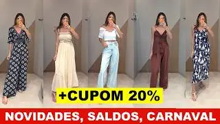 RENNER NOVIDADES LINDAS, SALDOS, CARNAVAL CUPOM 20% S&Oacute; HOJE