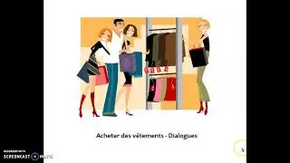 Acheter des vêtements (payer à la caisse) - Dialogues