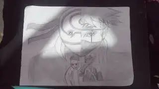 Obito and kakashi drawing #virral #like #anime #subscribe #art 