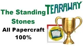 Tearaway PS VITA - 1080P - The Standing Stones - ALL Papercraft Locations!