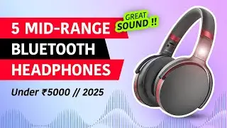 Best Wireless Headphones Under ₹5000 ⚡ 5 Best ANC Bluetooth Headphones in 2025