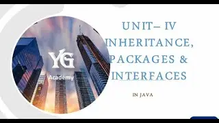 Inheritance,Packages And Interfaces In JAVA