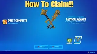 How To Claim The Tactical Quaxes Pickaxes!!