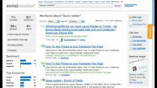 How To Track Your Online Reputation with SocialMention.com