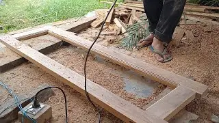 Router machine se Khidki Palla ka design cutting kaise karen||window frame making ideas #woodworking