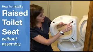How to Install a Raised Toilet Seat No Assembly Required | Carex Raised Toilet Seat