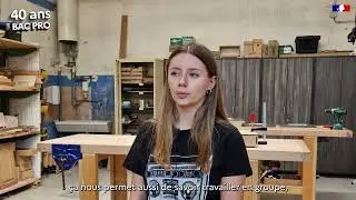 40 ans du bac pro : Gabrielle Bayol - Bac Pro Technicien Menuisier Agenceur
