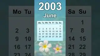 June 2003 Calendar