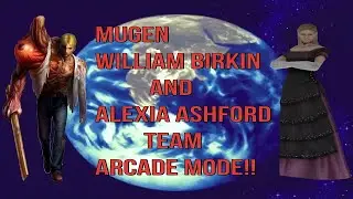 MUGEN William Birkin (Vs Style) And Alexia Ashford (Vs Style) Longplay!!