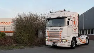 SCANIA R 580 RETARDER - DOUBLE PTO - NIGHT A/C - 2017