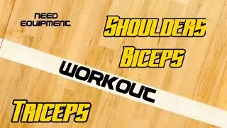Shoulders, Biceps and Triceps Workout (( Dumbbells)) Let's build three muscle groups. 