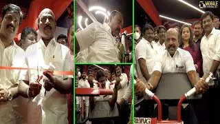 Minister Ma Subramanian and Prabhakar Raja MLA Gym Workout Video | Burn Out Gym Opening at Velachery