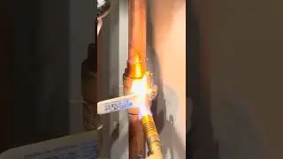 Rookie mistake soldering copper pipes #plumbing #plumber #soldering