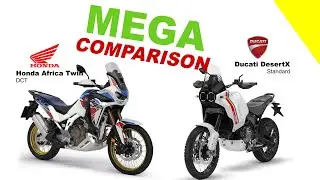 MEGA COMPARISON | Honda Africa Twin vs Ducati DesertX | Kuch Bhi