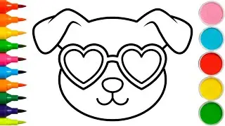 How to Draw a Cute Dog Step by Step for Beginners | Easy Cartoon Drawing