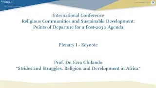 Prof. Dr. Ezra Chitando: &ldquo;Strides and Struggles. Religion and Development in Africa&ldquo;