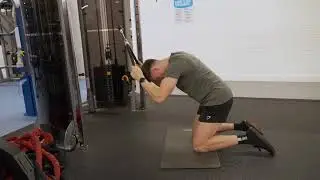 Rope ab crunch