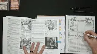 Scarlet Heroes Solo Actual Play 1 Part 1: Character Creation; Dark Fantasy TTRPG!
