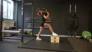 Split Squat   FFE   30cm Box   SafetyBar