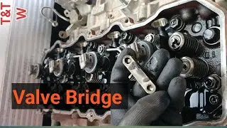 Valve Bridge, Engine Valve Bridge, Engine valve system, push rod mechanism