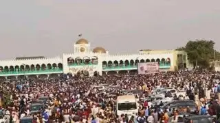 ARRIVAL OF THE CHIEF IMAM OF ILORIN CORPSE AT THE INTERNATIONAL AIRPORT, ILORIN 