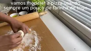 PIZZA R&Uacute;STICA R&Aacute;PIDA SEM PRESSA ASSAR EM UNS 15 MINUTINHOS