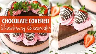 Chocolate Covered Strawberry Cheesecake