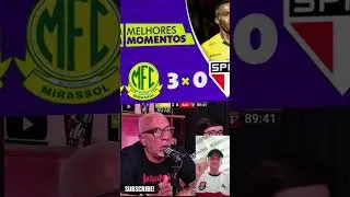 derrota do S&atilde;o Paulo para o Mirassol no Campeonato Paulista Barolo crava que o S&atilde;o Paulo vai cair