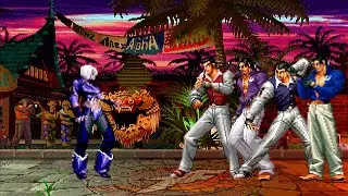[KOF Mugen] Electric Angel vs Robert Garcia Team
