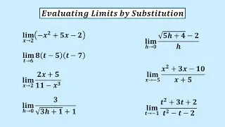 Evaluating Limits by Substitution