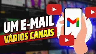 Como Criar V&Aacute;RIOS Canais no YOUTUBE com a MESMA Conta de E MAIL