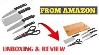 BEST KITCHEN KNIVES || AFFORDABLE STAINLESS STEEL KNIFE SET || 6 BEST KNIFE SET ON AMAZON