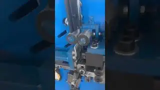 High speed fully automatic steel buckle bending and forming machine