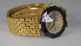 Wristwatch: designer's rarity, H.Stern Manaus Safira Skeleton