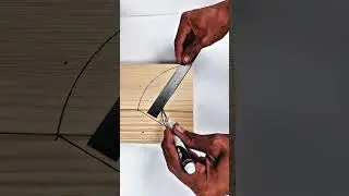 Unique way of making 90 degree joints with different sizes using rope #woodworking #wood #diy