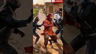 Shaka vs Kaaliya Don &ndash; The Battle for the Village 💥😭 #ai #cartoon #shorts
