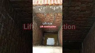 what is the size of lift in a residential building, types of lift in building   #lift #construction