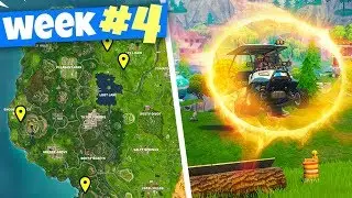 FLAMING HOOP JUMP LOCATIONS - Fortnite WEEK 4 Challenges Guide