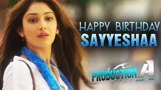 Sayyeshaa Birthday Special || Akhil Debut Movie Making Video