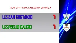 SAN COSTANZO 1-1 PEGLIO