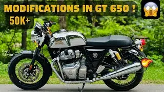 Continental GT 650😱Modified GT650-Review😍Best Accessories for GT 650✅worth buying re gt?