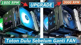 Coba Upgrade CPU Cooler Dual Fan 3000 RPM Apakah Tambah Dingin?